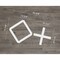 Ekena Millwork Medium Cameron Decorative Fretwork Wall Panels in Architectural PVC, 25 5/8"W x 15 3/8"H x 3/8"T WALP16X16CAM - alternate 2